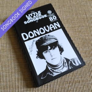 THE LITTLE BLACK SONGBOOK OF DONOVAN (BOOK SIGNED)