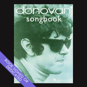 THE LITTLE BLACK SONGBOOK OF DONOVAN (BOOK SIGNED)